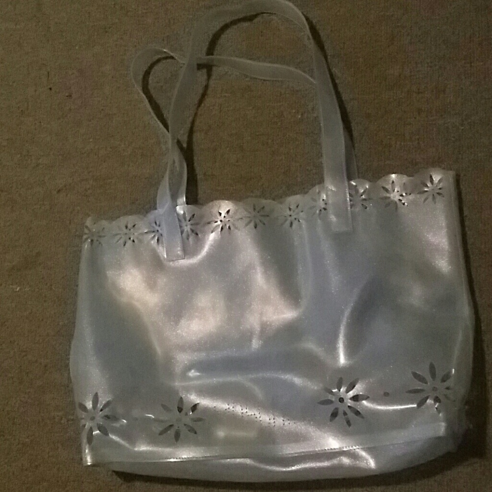 Moschino vinyl tote bag